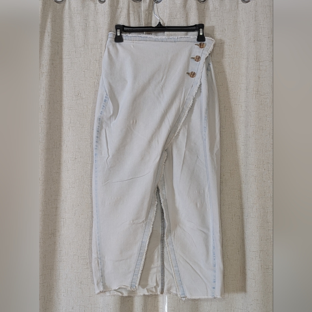 Sincerely Jules Textured Knit and Denim Combo Y2K Stretch Denim Size 11/30